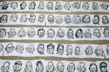 A5 Caricatures created from your photos