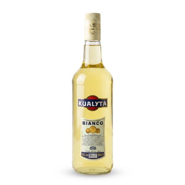 Garrafa de licor Kualytá Bianco.