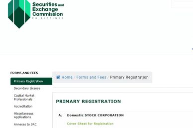 Securities and Exchange Commission registration, SEC registration, SEC portal, Government compliance