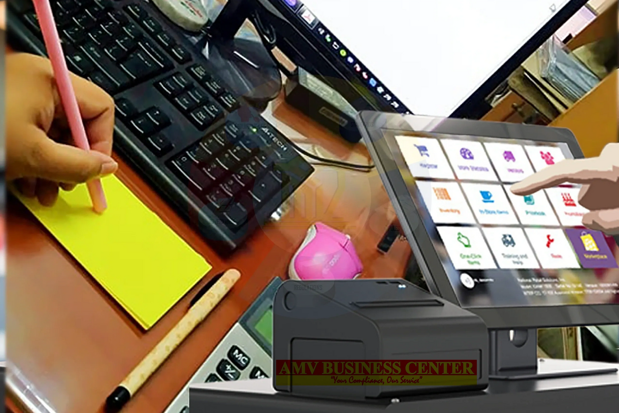 amv pos machine, touch screen pos, business registration, amv office location, amv business center