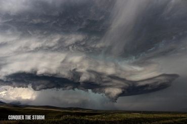 Tornado warned supercell near Stanford, Montana