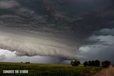 Tornado warned supercell near Hays, Montana