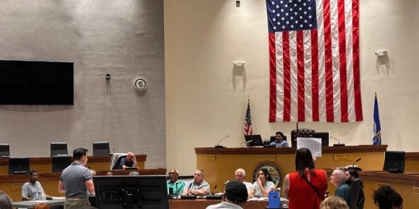 The 6/30/25 P&Z hearing at Bridgeport City Hall. The P&Z voted 5-4 to keep their reforms in place.