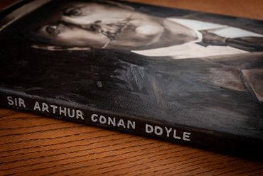 sir Arthur Conan Doyle, oil on canvas, Артур Конан Дойл, картина маслом
