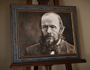 Фёдор Достоевский, Oil Painting, for sale, Feodor Dostoevsky, картина маслом