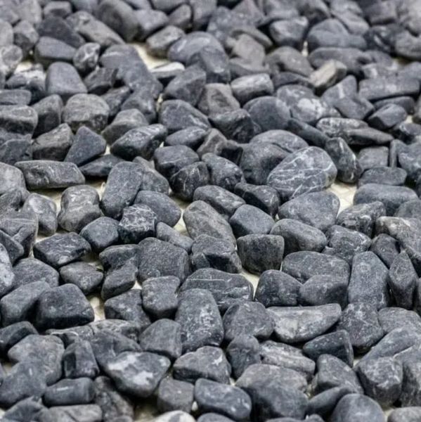 Seixo de Granito Rolado Preto 3cm