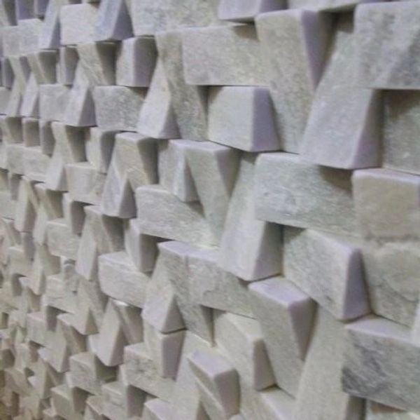 Detalhe da Pedra Quartzito Branco Ilha do Mel