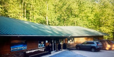 Retail storefront at Jocassee Outdoor Center