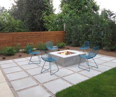 Permeable outdoor fire pits