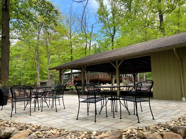 Al fresco elegance on our outdoor patio.