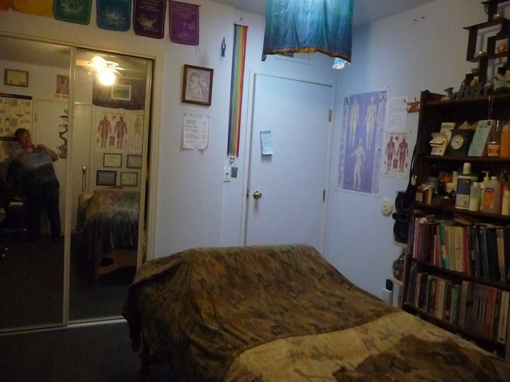 Dedicated treatment room for massage