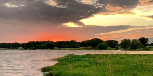 Waterfront views from custom luxury floor plan on Richland Chambers Lake Corsicana Texas