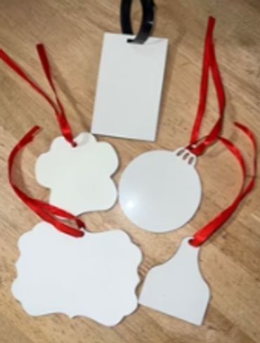 Sublimation christmas ornament blanks
