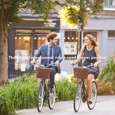 That's right even casual riding.