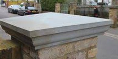 HAMPTON STONE CAST STONE PIER CAP