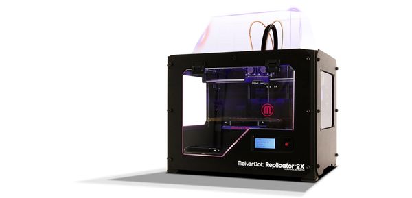 a makerbot 3D printing machine