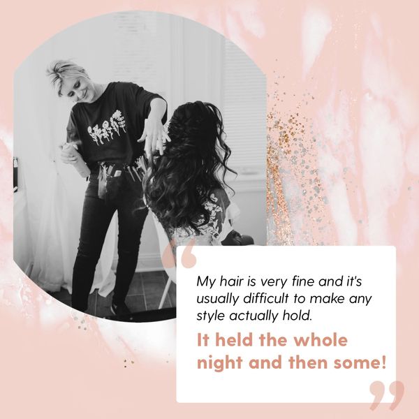 Fredericksburg va bridal hair and makeup