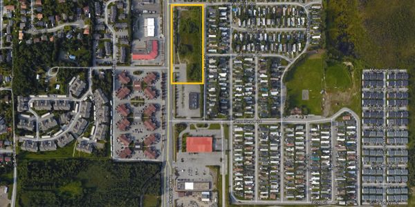 Commercial vacant land south of the University Medical District, along Lake Oits