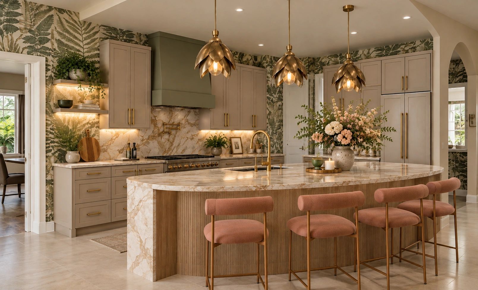LUXURY KITCHEN RENOVATION BY INSPIRED LIVING INTERIOR IN NAPLES FLORIDA