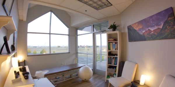 Inside Dr. Leins office.