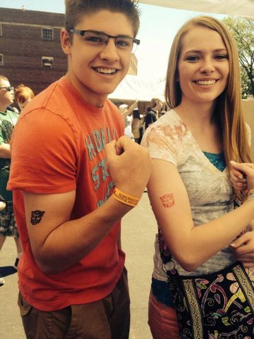 Optimus Prime Tattoo airbrush Michigan fake tattoo