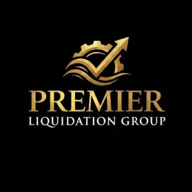 Premier Liquidation Group gold and black logo.