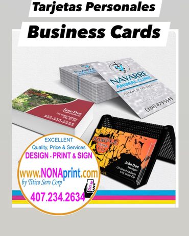 business card printing nona print