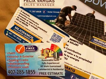 example of printing cards