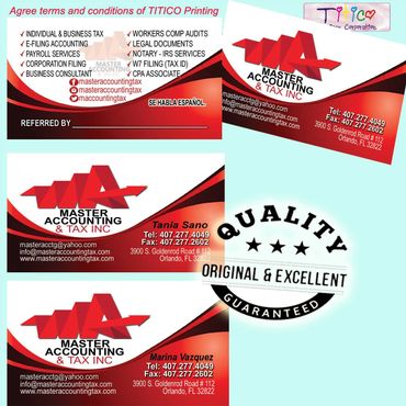 business card printing nona print