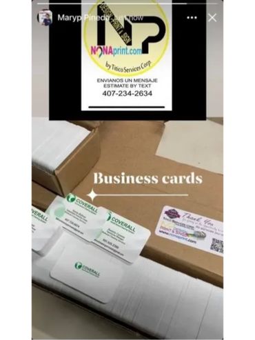 business card printing nona print