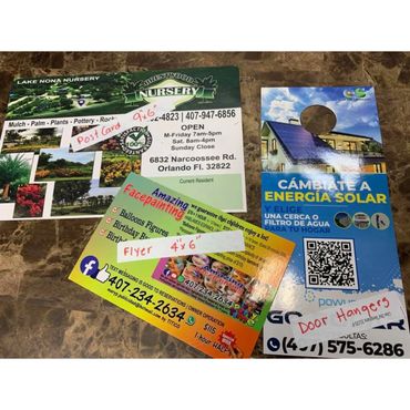 flyer post card door hangers printing nona print