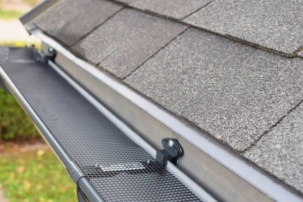 Gutters on house