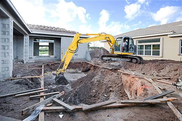 Excavating house
