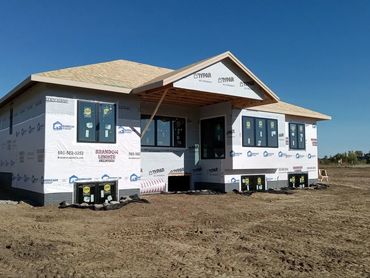 House being constructed