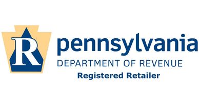 Registered retailer with Pennsylvania Department of Revenue.
