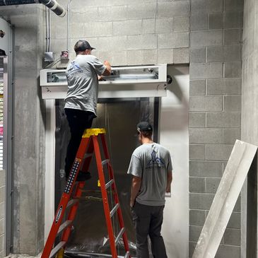 Elevator Smoke Curtain Service