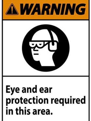 Safety equipment required for indoor shooting range