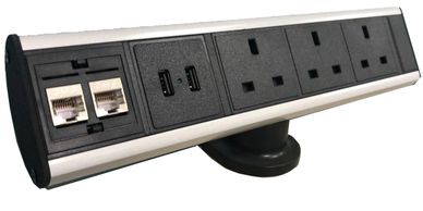 Chargeport Surface mount Charger for Hotel meeting rooms and conference table Telekonek