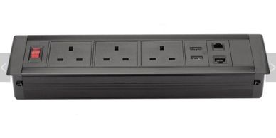 Chargeport Flushed mount Charger for Hotel Telekonek