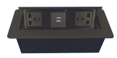 Pop-up Power Mediahub Chargeport Flushed mount Charger for Hotel meeting rooms Telekonek