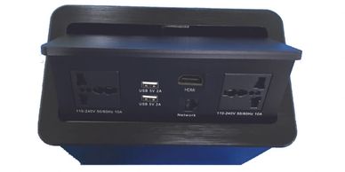 Pop-up Power Mediahub Chargeport Flushed mount Charger for Hotel meeting rooms Telekonek