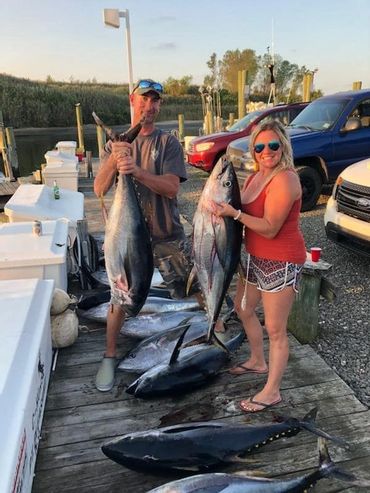 Catch of the day on the Tale Chaser II fishing charter