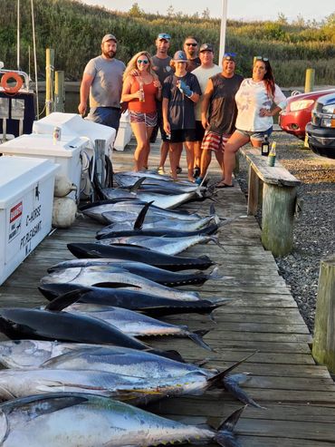 Tuna charter with the Tale Chaser II