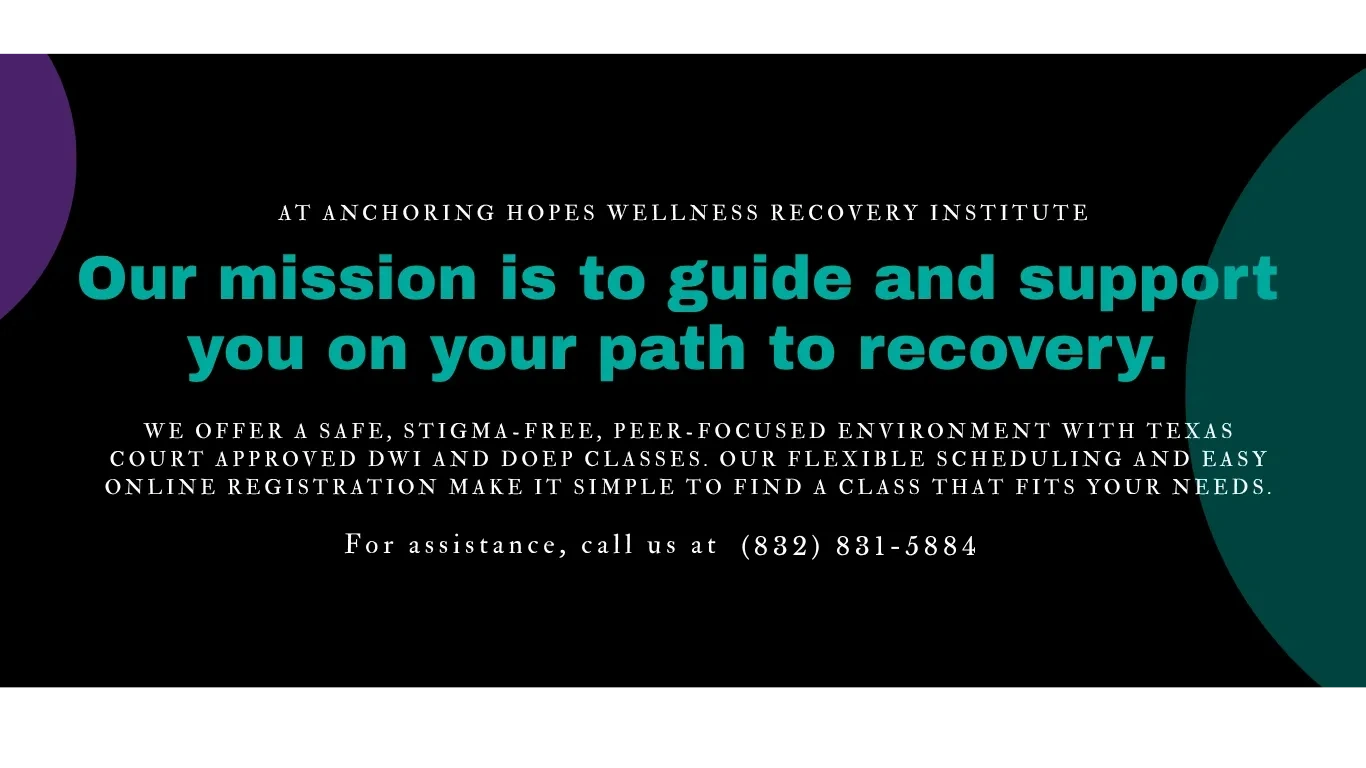 Mission to guide and support your recovery path at Anchoring Hopes Wellness Recovery Institute.
