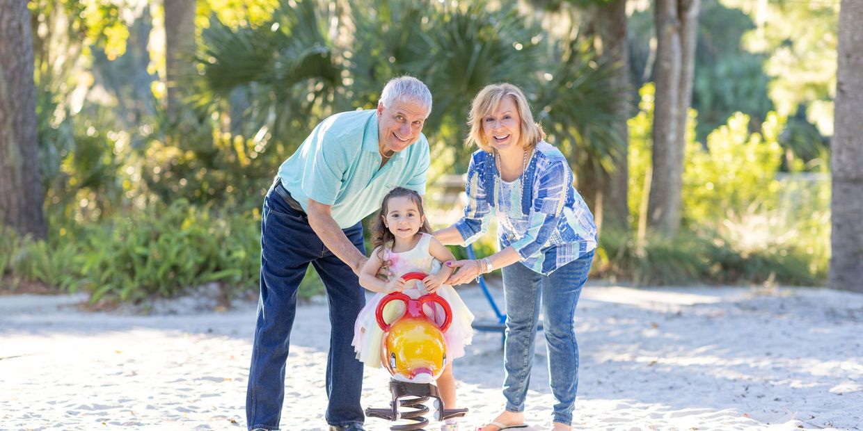 Playground at Spring Lake Recreation Area in Hilton Head Plantation.