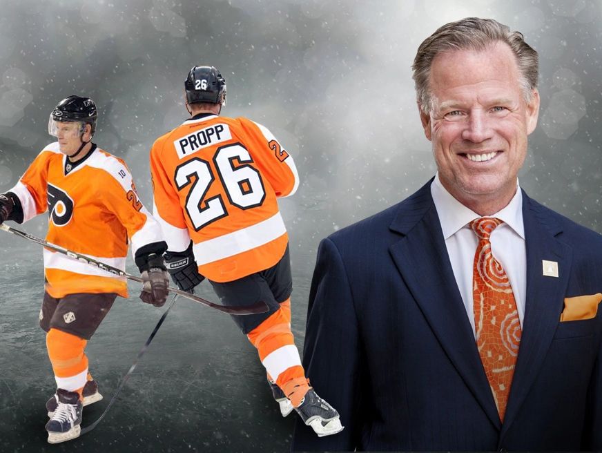 Philadelphia Flyers sports executive, Brian Propp. Embrace the New You, resilience, grit, purpose.