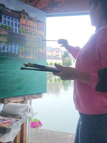 From life painting in my Stealthy van studio.