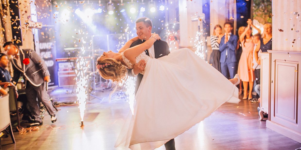 Bride and Groom grand entrance