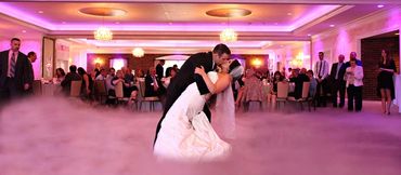 Lovely couple's first dance with cloud effect. Lehi, UT.
