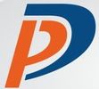 Stylized logo with orange 'P' and blue 'D' shapes.
